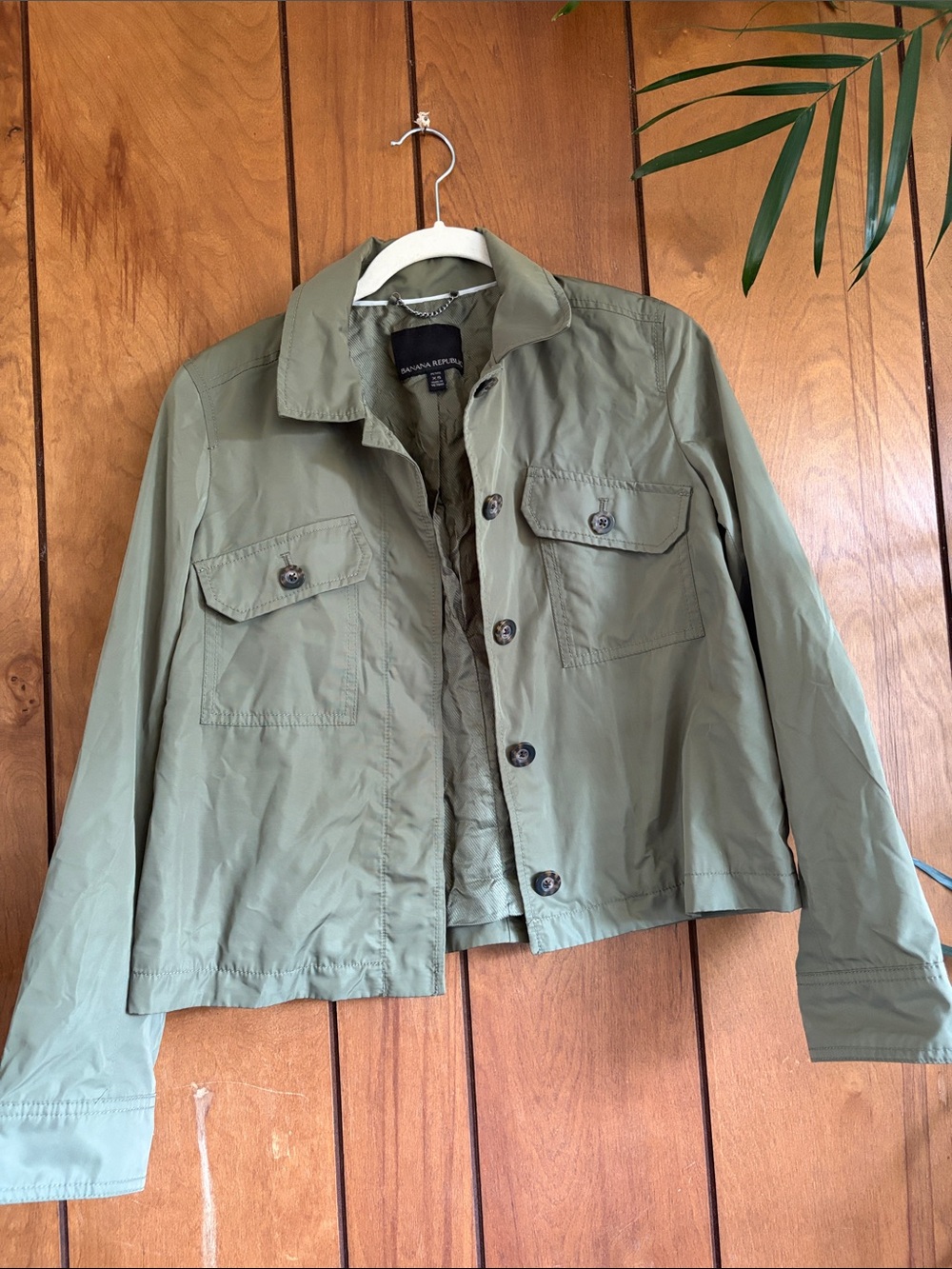Banana Republic Olive Green Utility Jacket